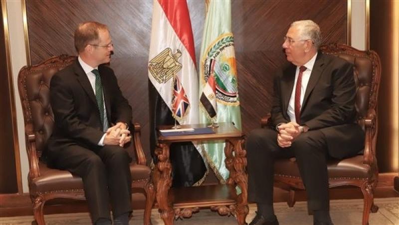 وزير الزراعة يبحث تعزيز التعاون المصري- البريطاني لدعم منظومة الأمن الغذائي المستدام